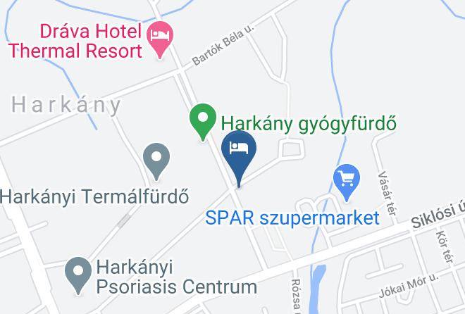 Harkany - Hotel Korona Termal Maps