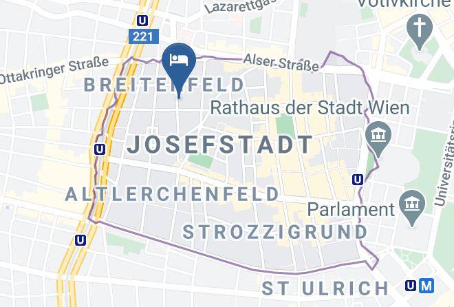 Vienna Josefstadt - Hotel Korotan Maps