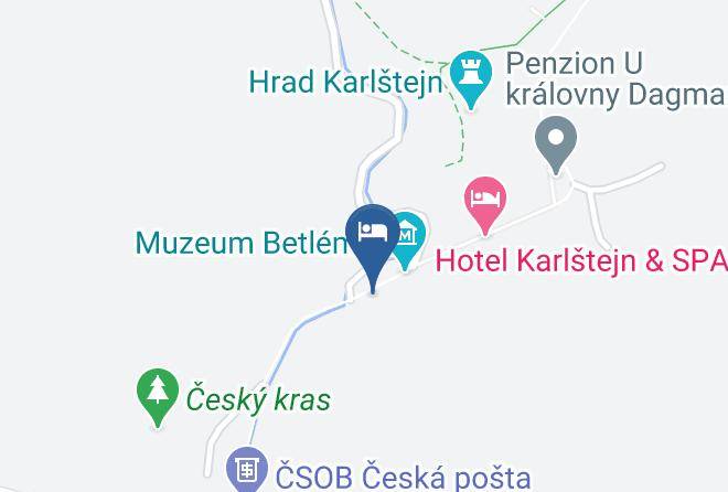 Beroun - Hotel Koruna Karlstejn Maps