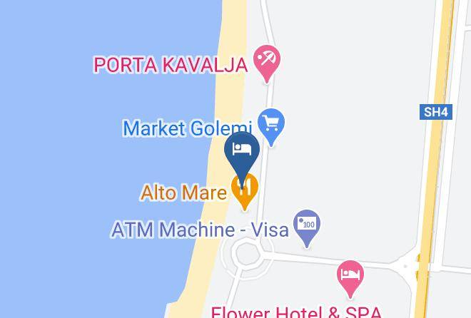 Kavaje - Hotel Kosmira Maps