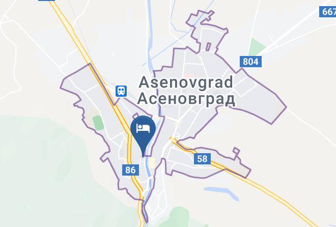 Asenovgrad - Hotel Kosmos Maps