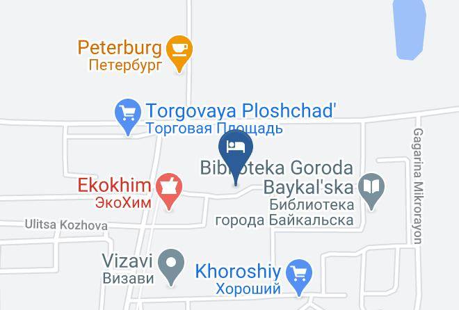 Slyudyansky District - Hotel Kosmos Maps