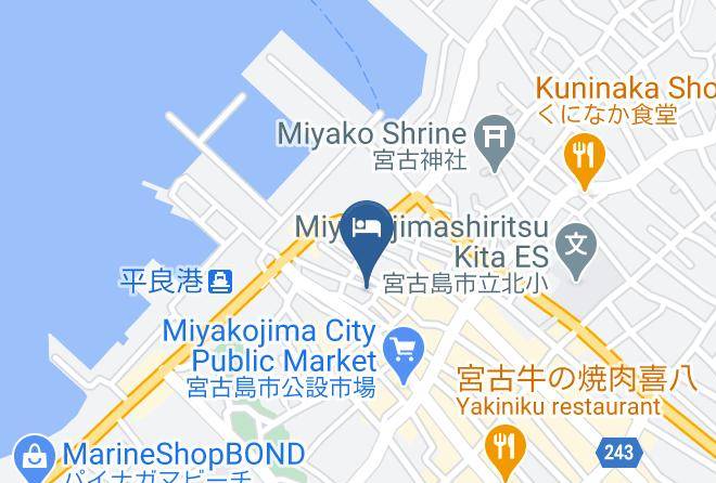 Miyakojima City - Yrise To Hotel Maps