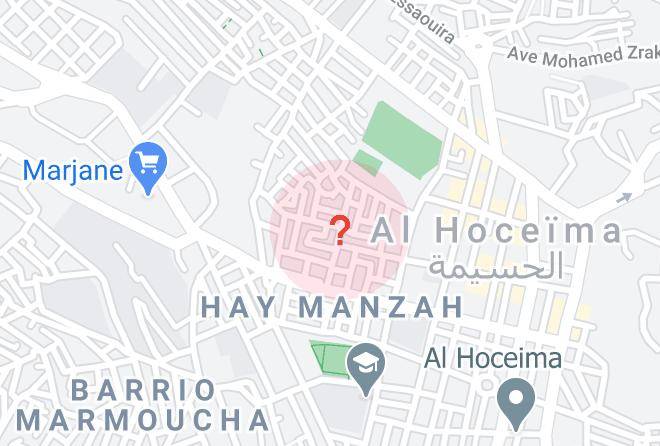 Al Hoceima - Hotel Koutoubia Maps