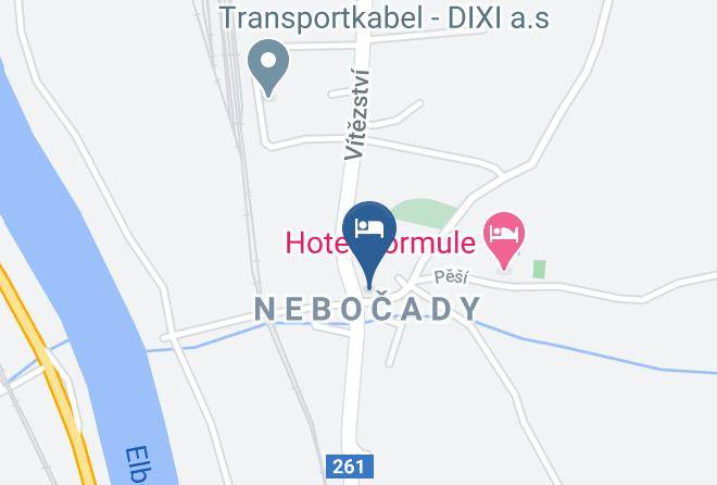 Decin - Hotel Kovarna Maps