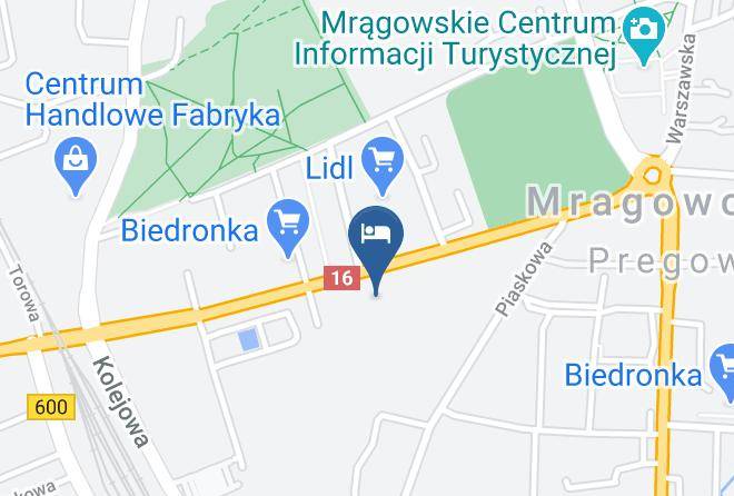 Hotel Kowalski Mragowo Map