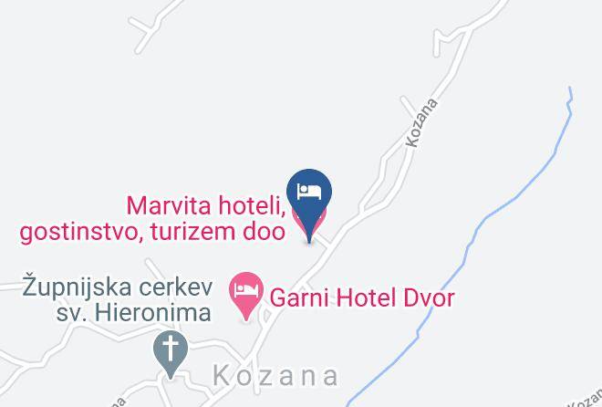 Smartno - Hotel Kozana Maps
