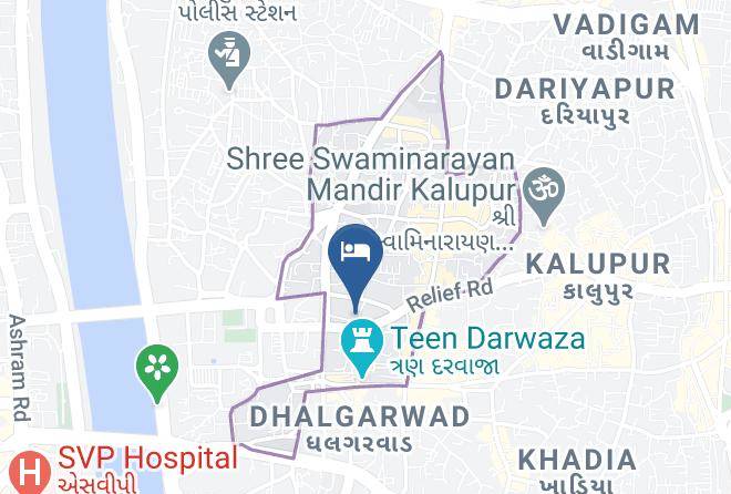 Ahmadabad - Hotel Kozar Maps