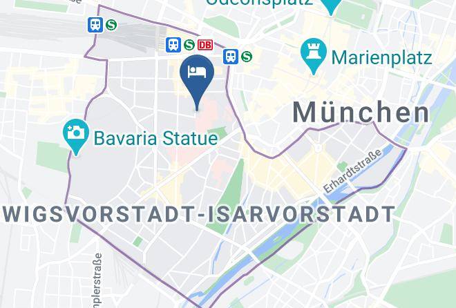 Munich District - Hotel Kraft Maps