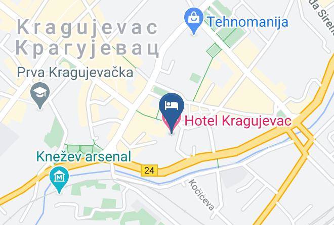Sumadijski Okrug - Hotel Kragujevac Maps