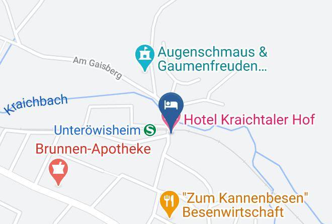 Karlsruhe - Hotel Kraichtaler Hof Maps