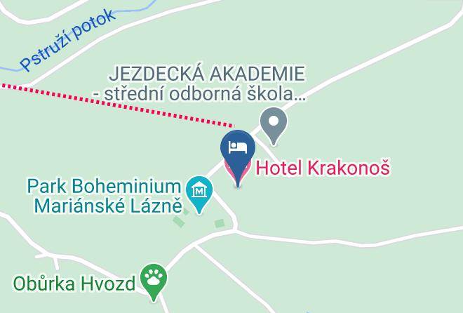 Cheb - Hotel Krakonos Maps