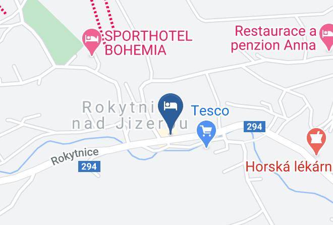 Semily - Hotel Krakonos Maps