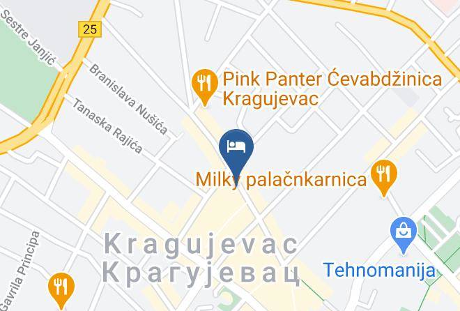 Sumadijski Okrug - Hotel Kraljica Maps