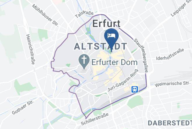 Erfurt - Hotel Kramerbrucke Erfurt Maps