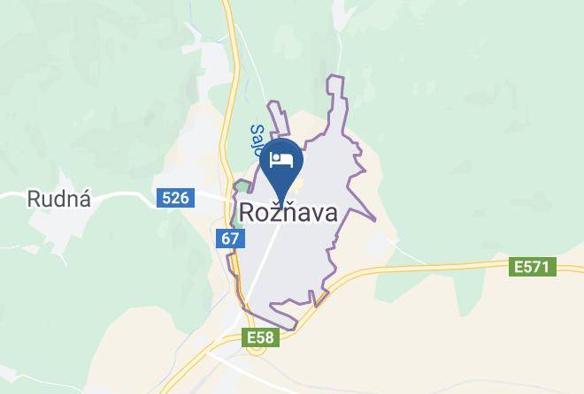 Roznava - Hotel Kras Maps