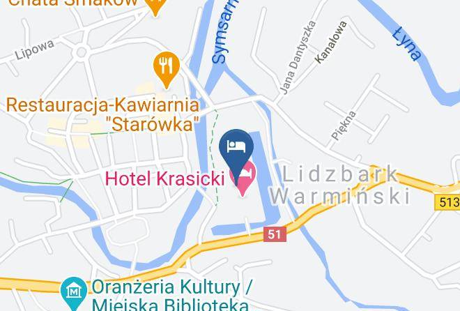 Lidzbarski - Hotel Krasicki Lidzbark Warminski Maps
