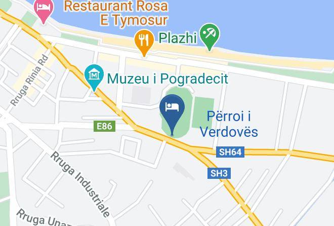 Pogradec - Hotel Kreta Maps