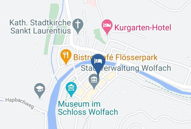 Ortenaukreis - Hotel Kreuz In Wolfach Maps