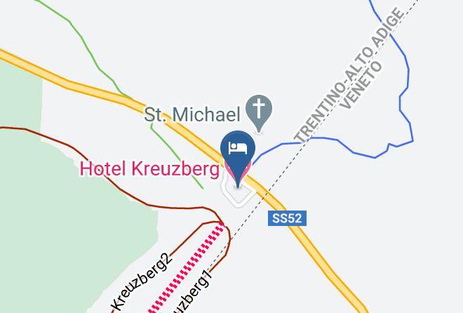Hotel Kreuzberg Map