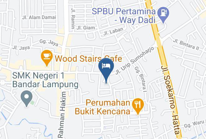 Bandar Lampung - Hotel Kridawisata Maps