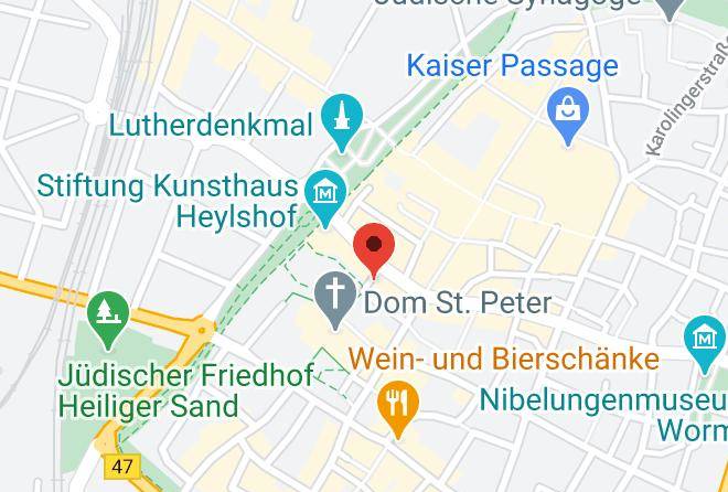 Worms - Hotel Kriemhilde Maps