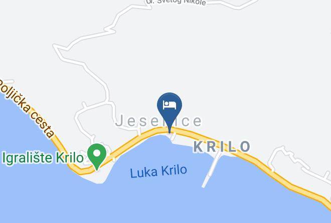 Dugi Rat - Hotel Krilo Maps