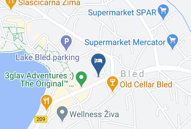 Bled - Hotel Krim Bled Maps