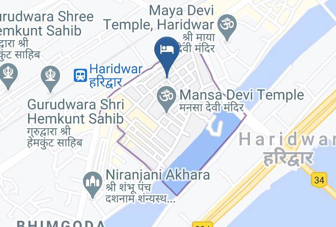 Hardwar - Hotel Krishna Maps