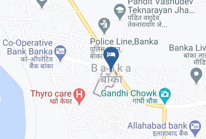 Banka - Hotel Krishna International And Restaurant Maps