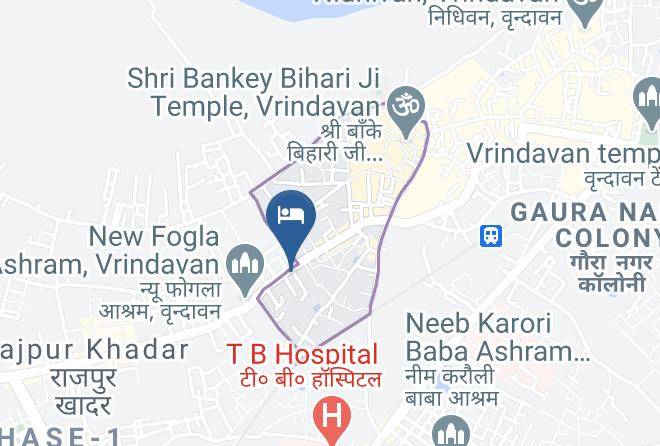 Vrindavan - Hotel Krishnam Maps
