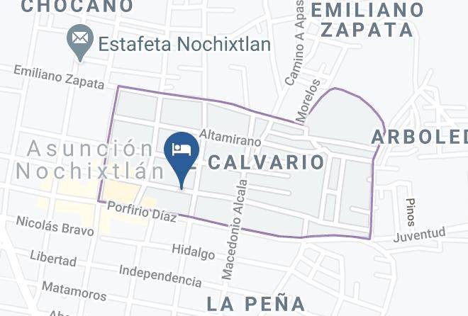 Asuncion Nochixtlan - Hotel Kristal Maps