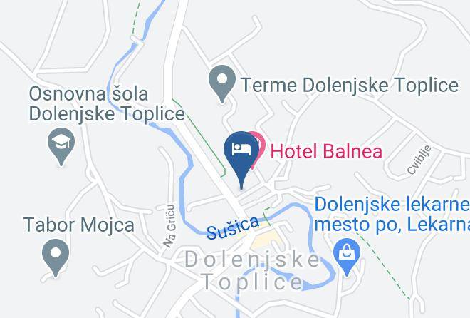 Dolenjske Toplice - Hotel Kristal Dolenjske Toplice Slovenia Maps