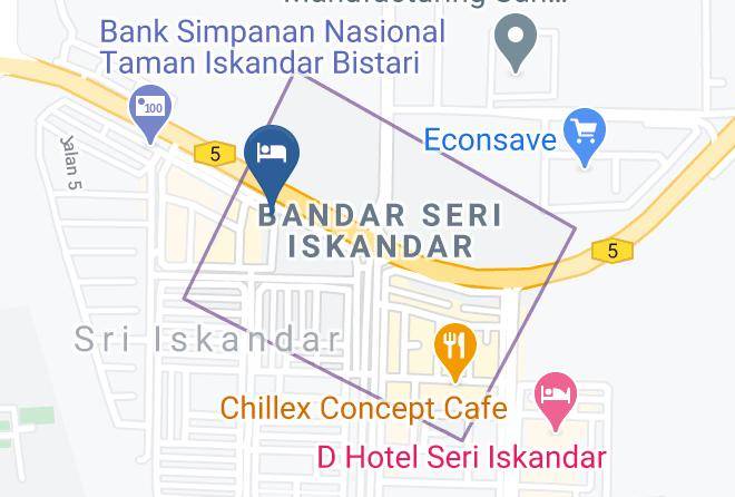 Perak Tengah District - Hotel Kristal Sri Iskandar Maps