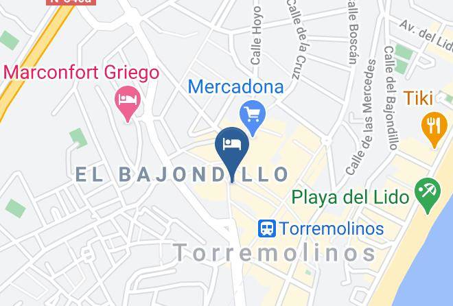 Malaga - Hotel Kristal Maps