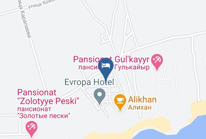 Ysyk Kol Region - Hotel Kristall Maps