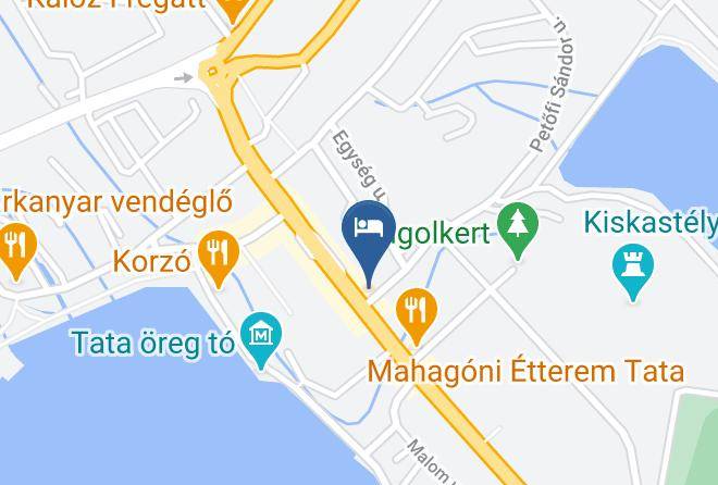 Tata District - Hotel Kristaly And Esterhazy Restaurant Maps