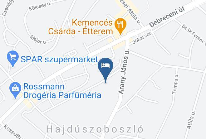 Hajduszoboszlo - Karadi Hotel Maps