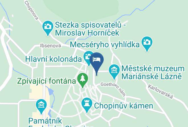 Cheb - Hotel Krivan Maps