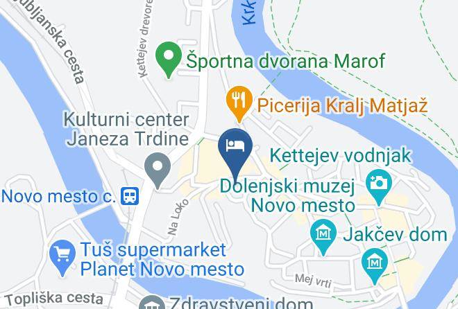 Novo Mesto - Terme Krka Doo Maps