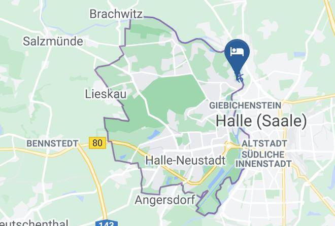 Halle - Hotel Krollwitzer Hof Maps
