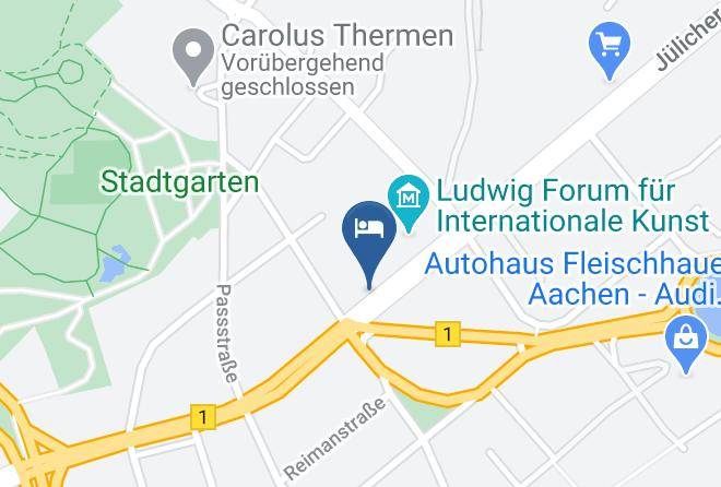 Hotel Krone Aachen City Eurogress Map