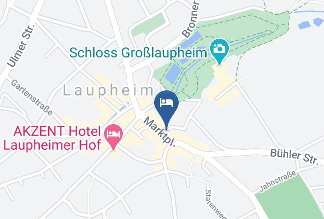 Biberach - Hotel Krone Laupheim Maps