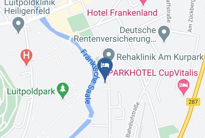 Bad Kissingen - Hotel Krone Am Park Maps