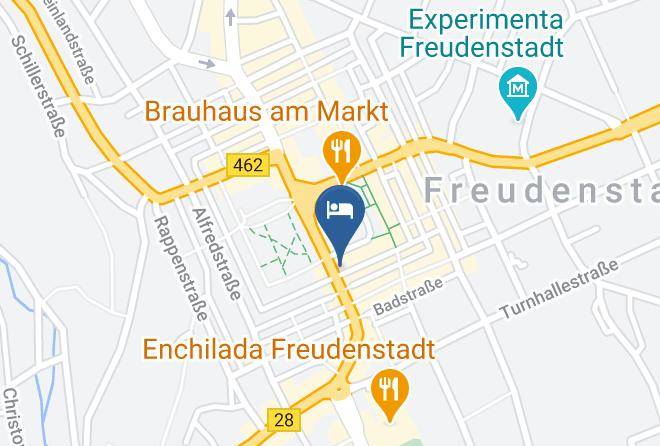 Freudenstadt - Hotel Krone Freudenstadt Arkadenhotel Maps