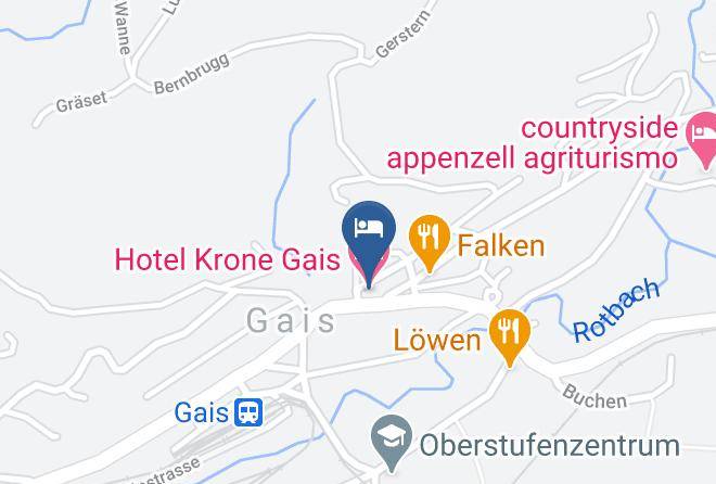 Mittelland - Hotel Krone Gais Maps