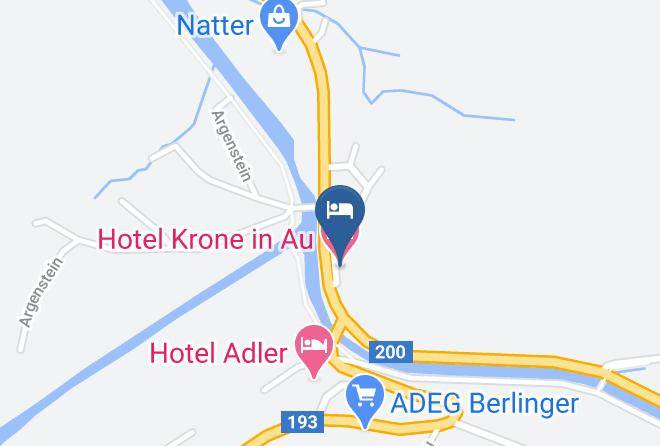 Bregenz - Hotel Krone In Au Maps