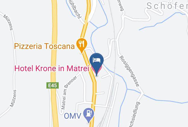Innsbruck Land - Hotel Krone In Matrei Maps