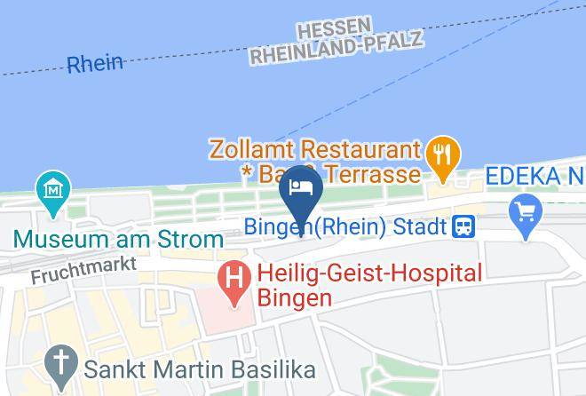 Mainz Bingen - Hotel Krone Maps