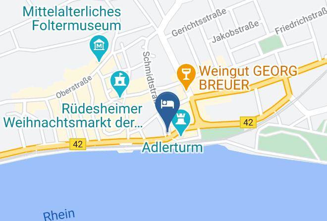 Rheingau Taunus Kreis - Hotel Krone Rudesheim Maps
